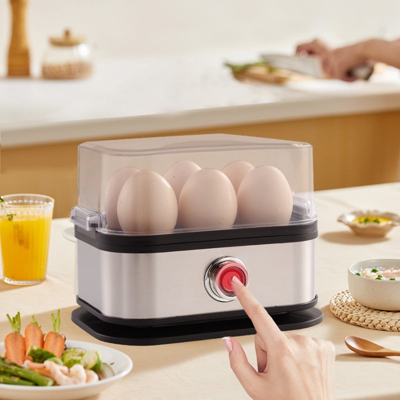 Stainless Steel Egg Boiler Small Mini-portable Belt