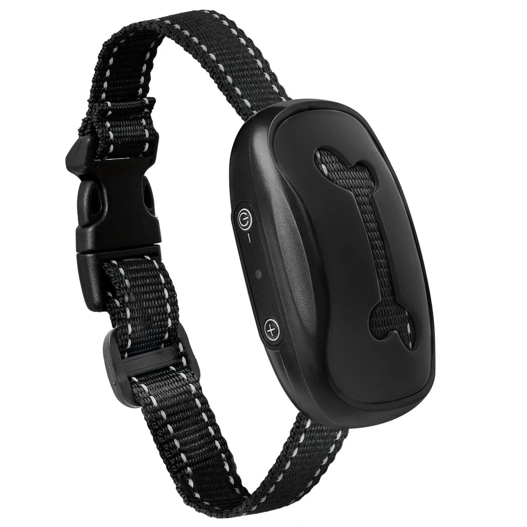 USB Rechargeable Dog Anti Bark Collar Ultrasonic Vibration Training Collar