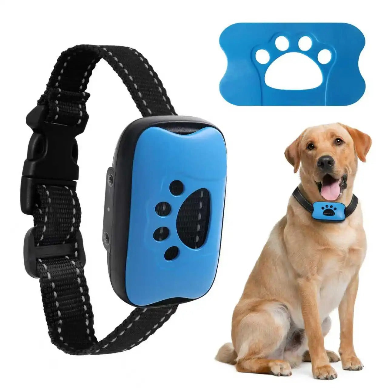 USB Rechargeable Dog Anti Bark Collar Ultrasonic Vibration Training Collar