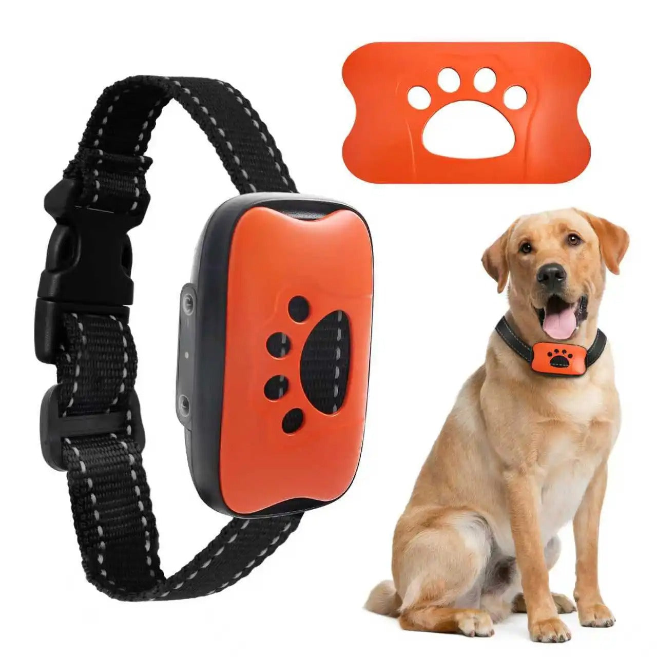 USB Rechargeable Dog Anti Bark Collar Ultrasonic Vibration Training Collar